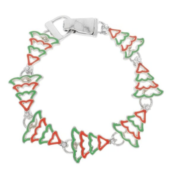 Holiday Christmas Tree Magnetic Bracelet - Picture 2 of 2